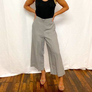 J.Crew Point Sur Seaside Wide Leg Crop In Linen